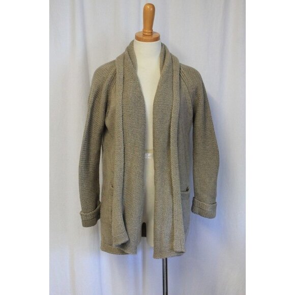 J.CREW Sweaters - J CREW WOMEN'S LONG OPEN CARDIGAN SWEATER BROWN $122.50 SIZE XXS H3692